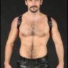Mr. S Leather Cadet Shoulder Harness Blue Large / Extra large