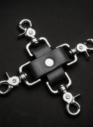 Mr. S Leather Hog Tie with Clip Ends