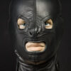 Mr. S Leather Rear-Zip Hood - Open Eyes/Open Mouth