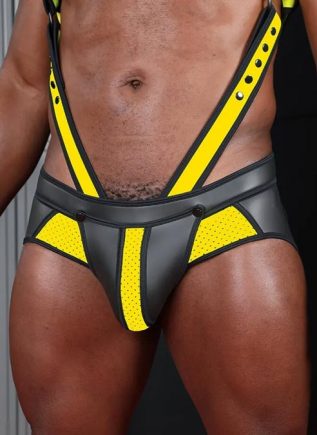 Mr. S Neo Air Mesh All Access Brief Yellow Large
