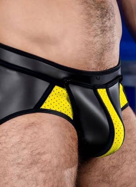 Mr. S Neo Air Mesh All Access Brief Yellow Large