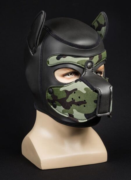 Mr. S Neoprene Puppy Hood Camo Large