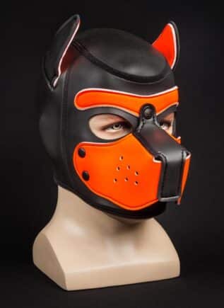 Mr. S Neoprene Puppy Hood Orange Small