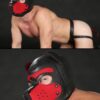 Mr. S Neoprene Puppy Hood Red Extra large