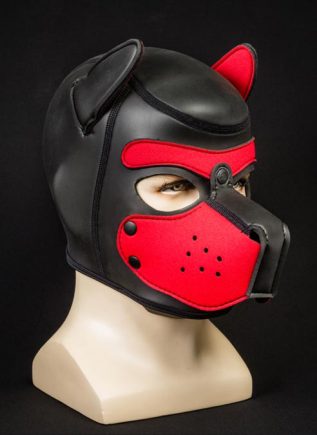 Mr. S Neoprene Puppy Hood Red Extra large