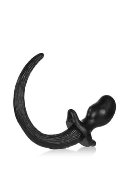 Oxballs All Black Puppy Tail Silicone Bulldog (L)