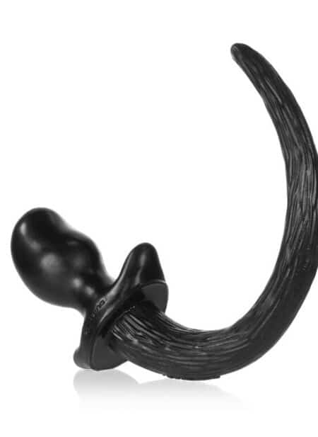 Oxballs All Black Puppy Tail Silicone Bulldog (L)