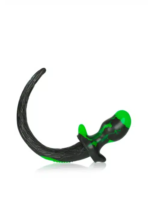 Oxballs Color Swirl Puppy Tail Green