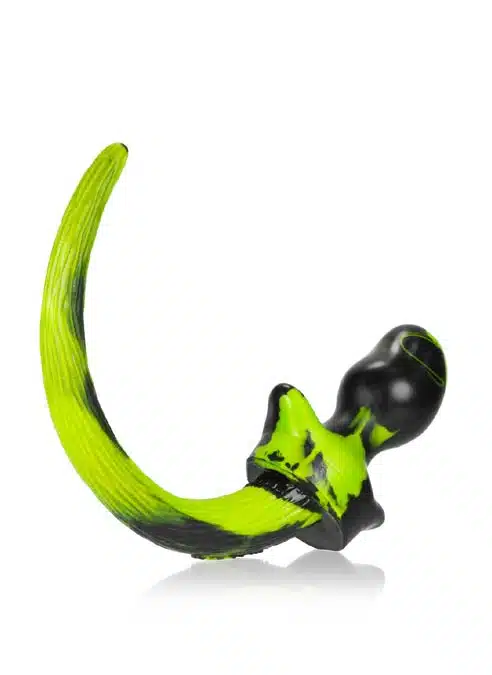 Oxballs Color Swirl Puppy Tail Yellow