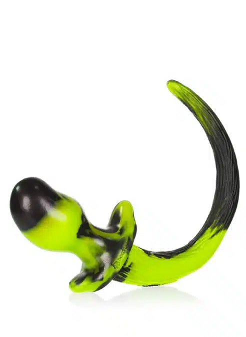 Oxballs Color Swirl Puppy Tail Yellow