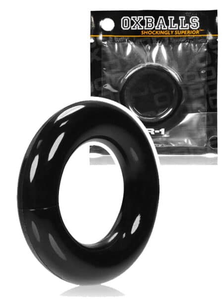Oxballs Jelly Cock Ring TPR Black
