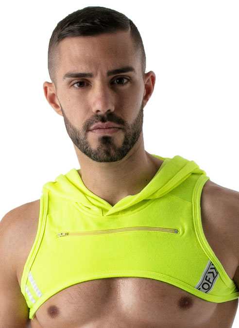 ToF Paris Neon Hoody Harness Yellow Small