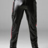 Locker Gear Leatherette Cargo Pants Red Medium