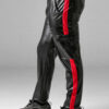 Locker Gear Leatherette Cargo Pants Red Medium