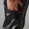 Locker Gear Leatherette Cargo Pants Red Medium