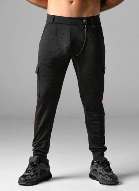 Locker Gear Mesh Cargo Pants Red Large