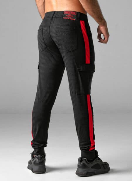 Locker Gear Mesh Cargo Pants Red Large