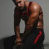 Locker Gear Mesh Cargo Pants Red Large