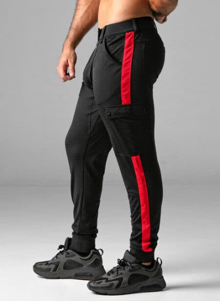 Locker Gear Mesh Cargo Pants Red Large