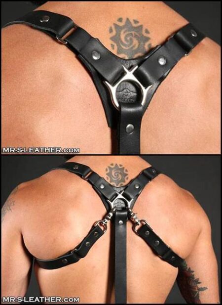 Mr. S Leather Patrol Harness & Suspender Combo
