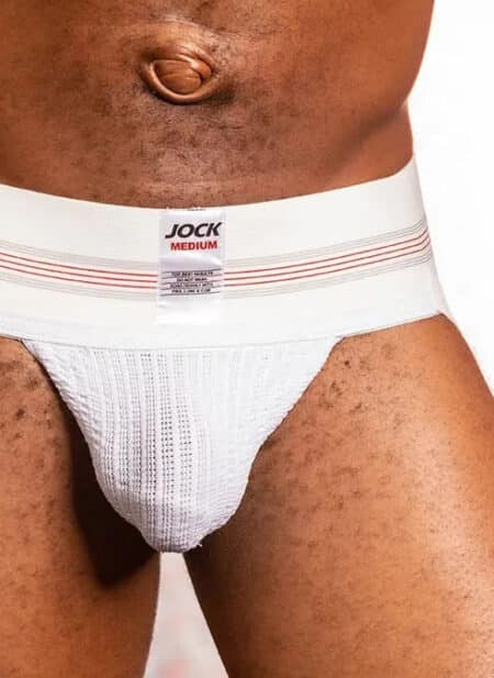 Jock by Mr. S Classic Jock 3" White Extra large