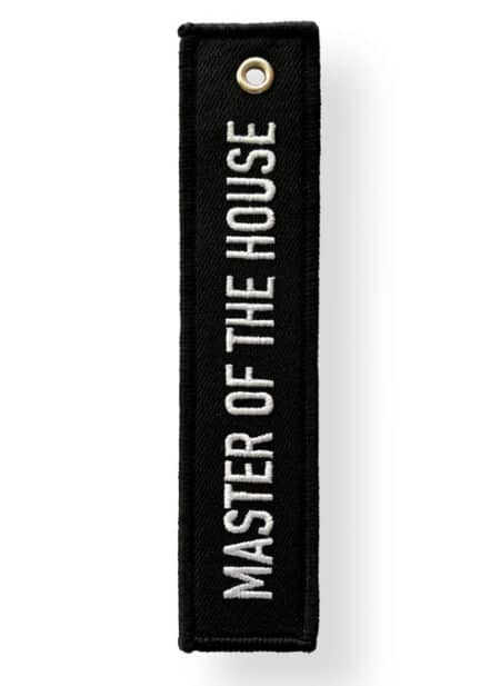 Master of the House Leather Keyring Master