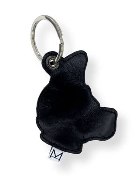 Master of the House Leather Keyring Puppy