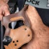 Mr. S Leather Bone Hound Puppy Muzzle Brown