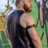 Mr. S Leather Classic Bar Vest Small