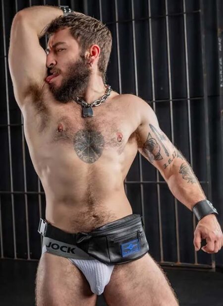Mr. S Leather Hip Holster Blue