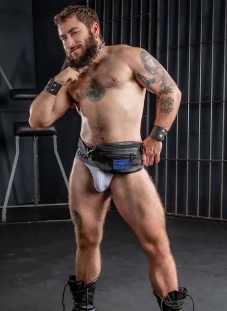 Mr. S Leather Hip Holster Blue