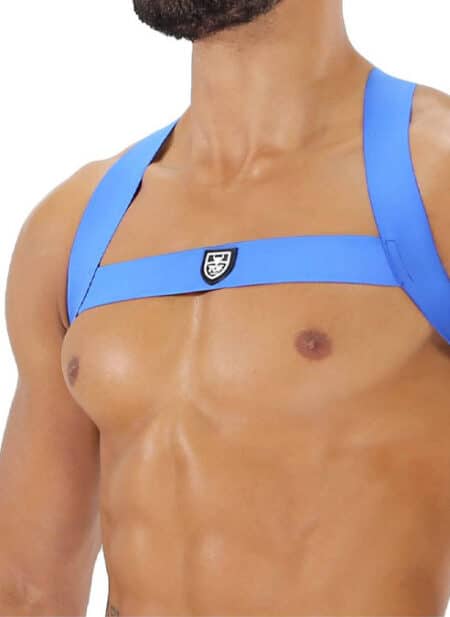 ToF Paris Fetish Harness Blue Extra small/Small