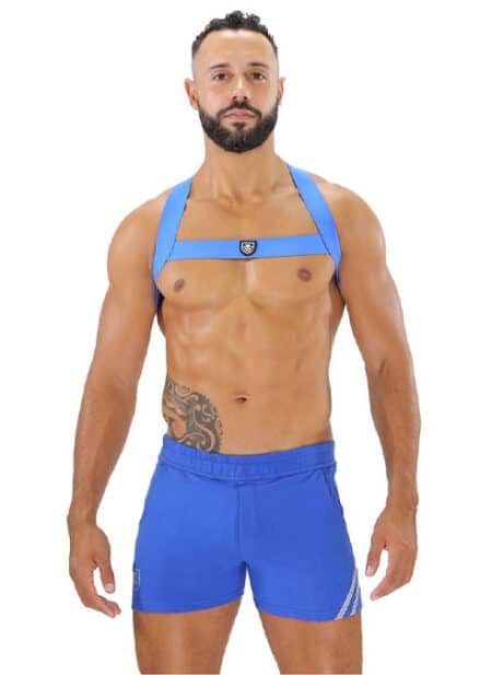 ToF Paris Fetish Harness Blue Extra small/Small