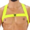 ToF Paris Fetish Harness Neon Yellow Medium/Large