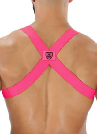 ToF Paris Party Boy Harness Neon Pink Medium/Large