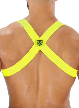 ToF Paris Party Boy Harness Neon Yellow Extra small/Small