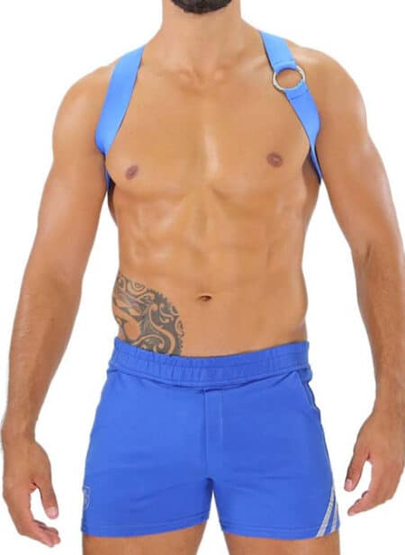 ToF Paris Party Boy Harness Blue Extra small/Small