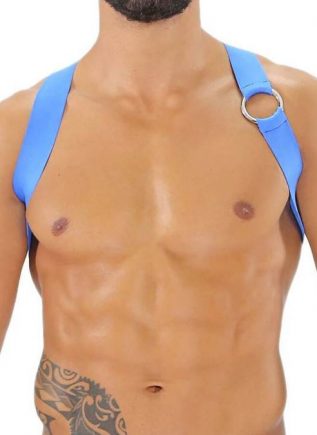 ToF Paris Party Boy Harness Blue Extra small/Small