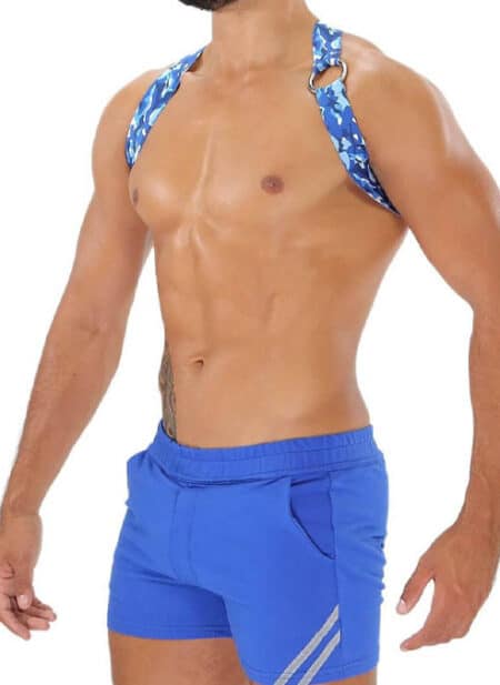 ToF Paris Party Boy Harness Blue Camo Extra large/XXL