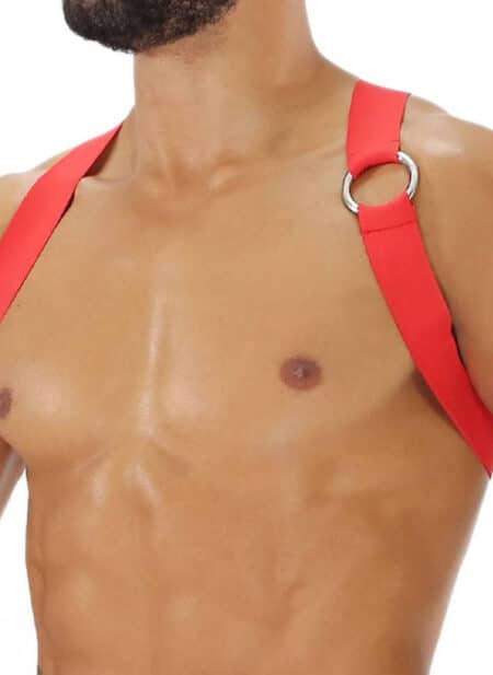 ToF Paris Party Boy Harness Red Extra large/XXL