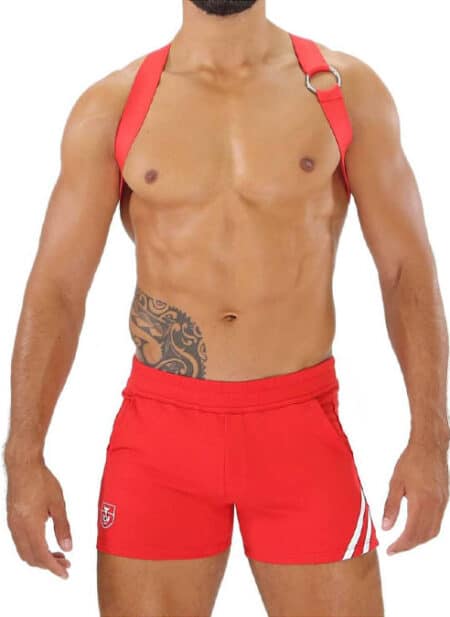 ToF Paris Party Boy Harness Red Extra large/XXL