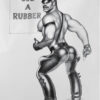 Tom of Finland Use a Rubber Milky Transparant Tote