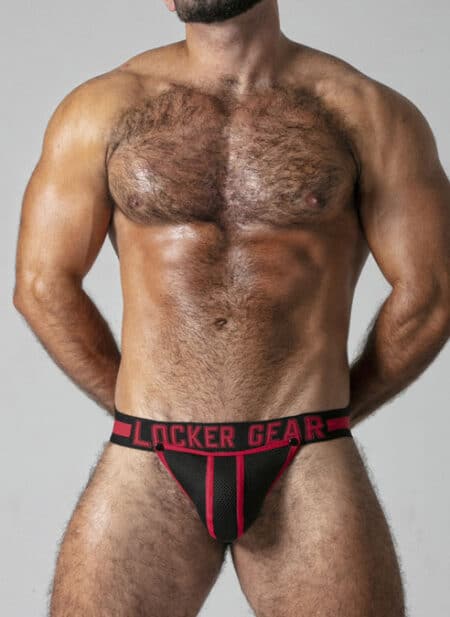 Locker Gear Full Access Jockstrap Red Small