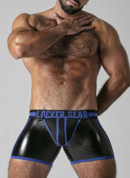 Locker Gear Full Access Shorts Blue Medium