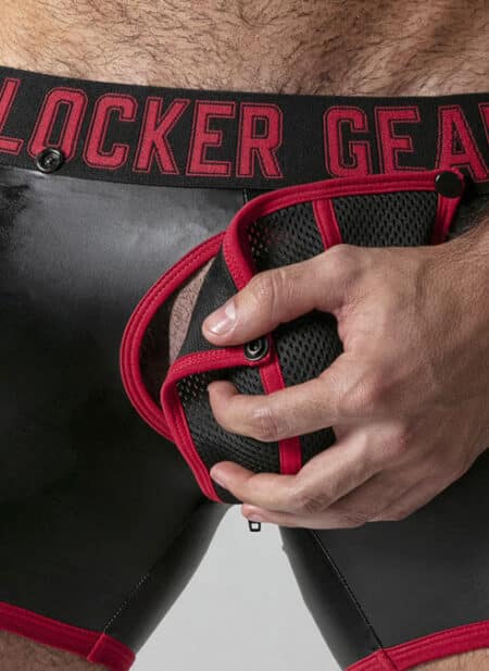 Locker Gear Full Access Shorts Red Small