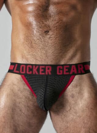 Locker Gear Push It Jockstrap Red Small