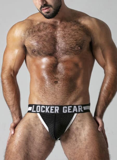 Locker Gear Push It Jockstrap White Medium