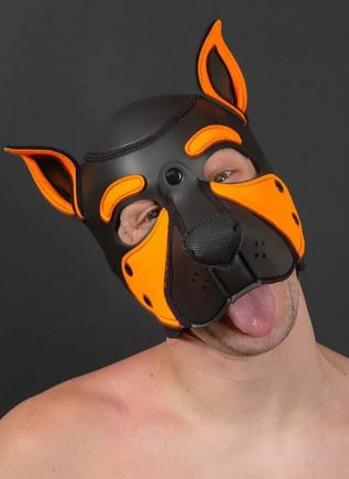 Mr. S Neo Frisky Pup Hood Orange Large
