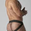 Locker Gear Jockstrap Front Opening Khaki Small
