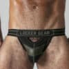 Locker Gear Jockstrap Front Opening Khaki Small